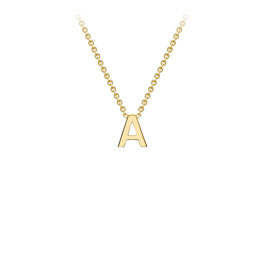 Golden Signature Initial Necklace