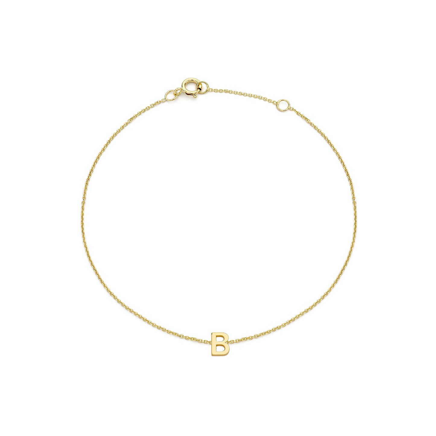 Golden Signature Initial Bracelet