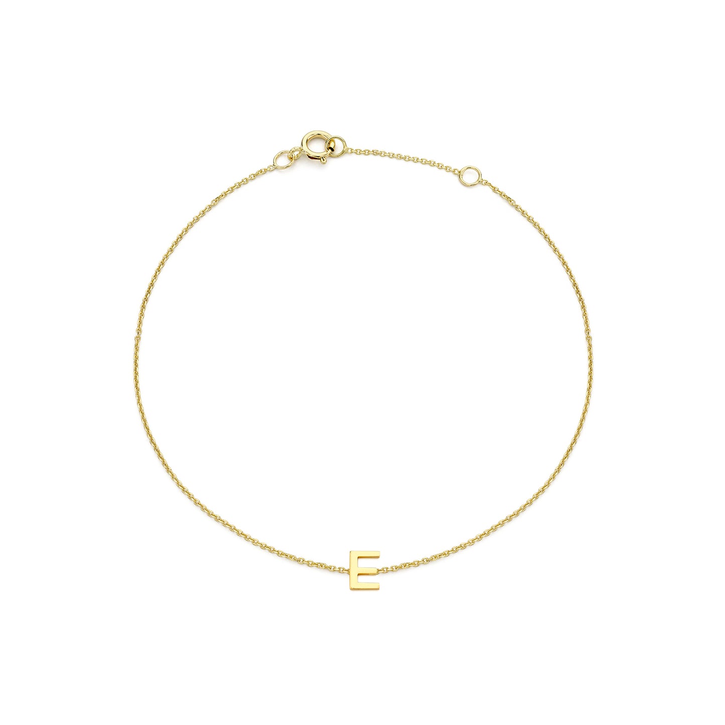 Golden Signature Initial Bracelet