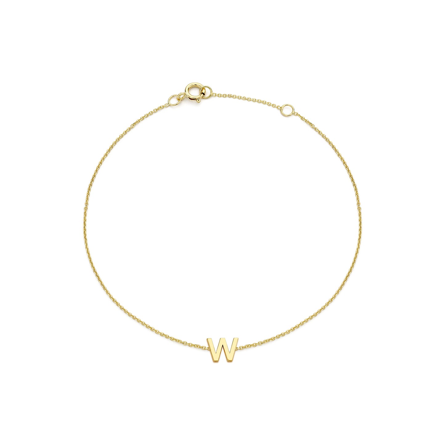 Golden Signature Initial Bracelet