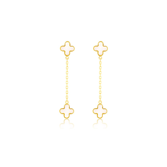 Celestial Pearl Drop Earrings